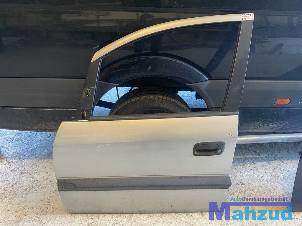 OPEL Zafira A Zilver grijs Z147 Links voor deur portier, Gebruikt, Deur, Opel Automobile GmbH, Ophalen of Verzenden