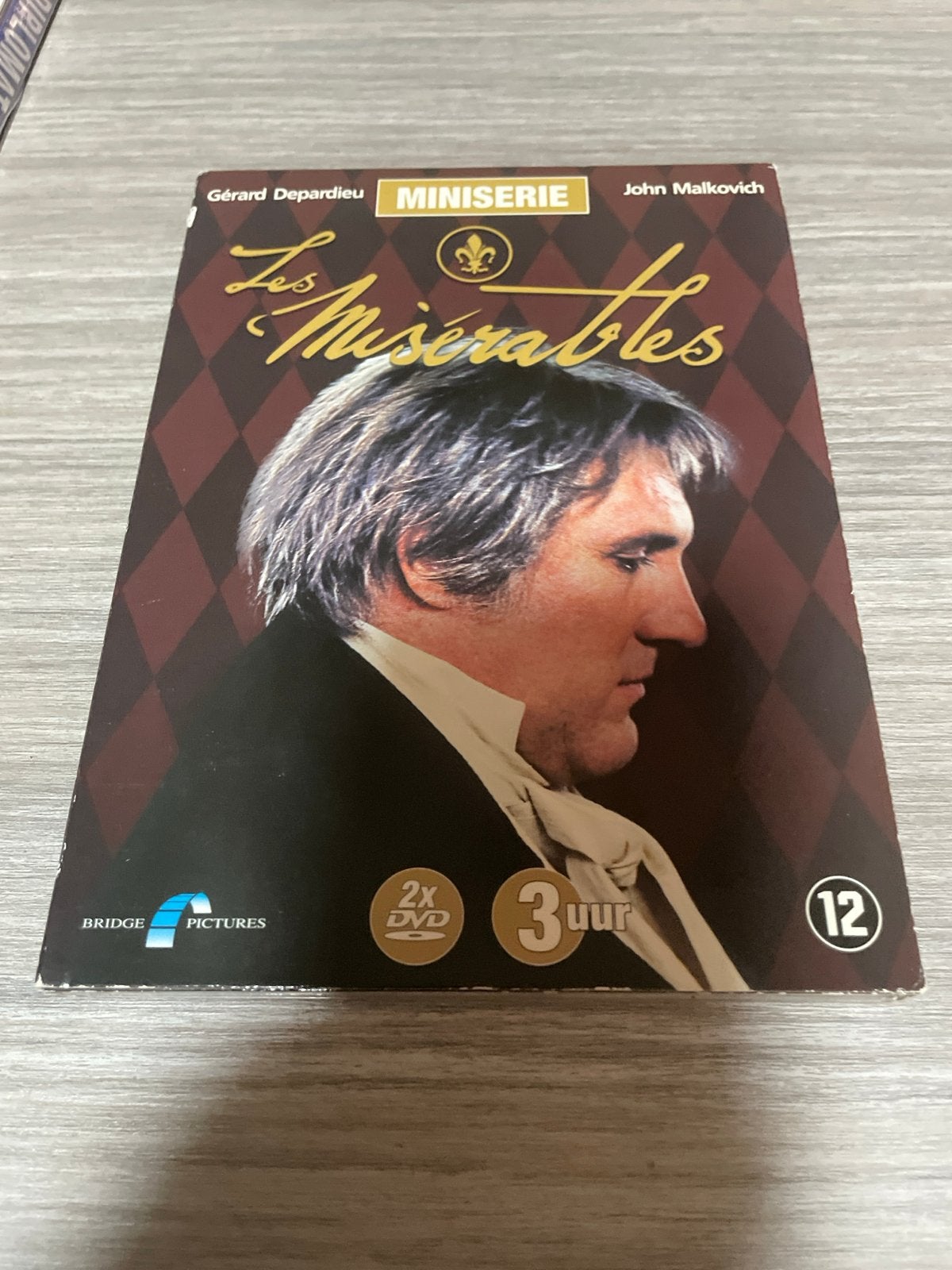 Les Misérables Miniserie (2x DVD) - Gérard Depardieu, Engels, Nederlands, Overige genres, Ophalen of Verzenden
