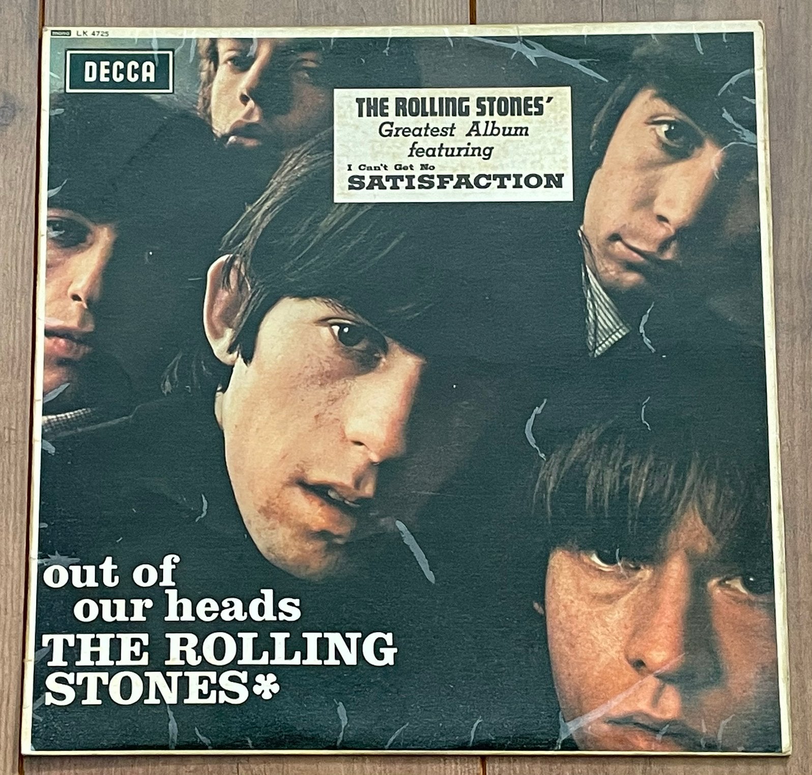 Rolling Stones - Out Of Our Heads lp / EU Export Mono '65, LP, Gebruikt, Originele persing, Ophalen of Verzenden