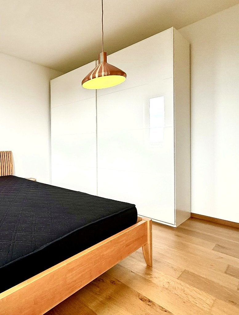 IKEA PAX kast 250 cm, hoogglans schuifdeuren + spiegeldeur, Ophalen, Gebruikt, 200 cm of meer, Met lade(s)