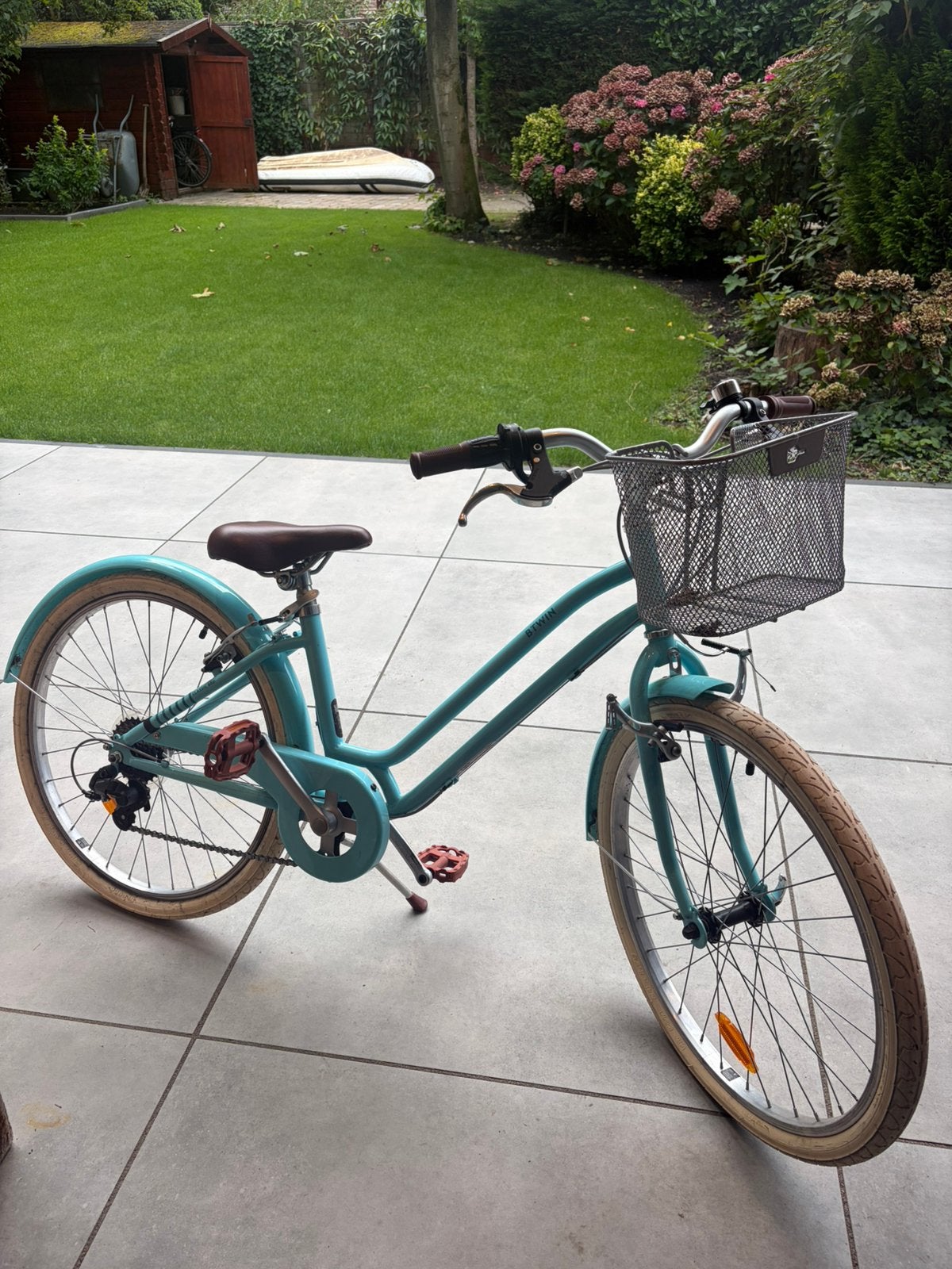 Btwin fiets 24 inch, Ophalen, Versnellingen, Schijfrem, Gebruikt