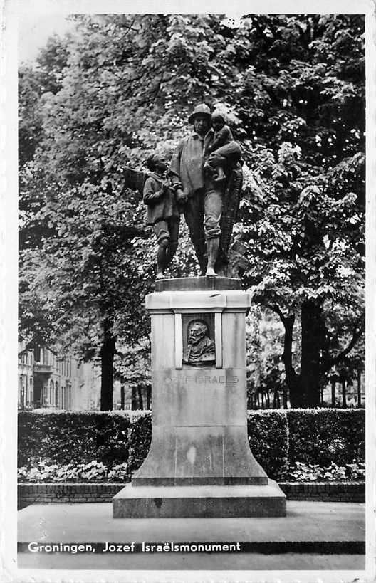 377-234-027 Groningen Jozef Israelsmomument, Ophalen of Verzenden, Voor 1920, Groningen