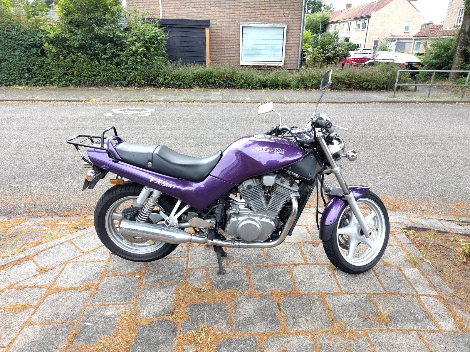 Suzuki VX800 paars - Rijdt goed, degelijk beestje, Motoren, Motoren | Suzuki, Cardan-aandrijving, 2 cilinders, 805 cc, Gebruikt