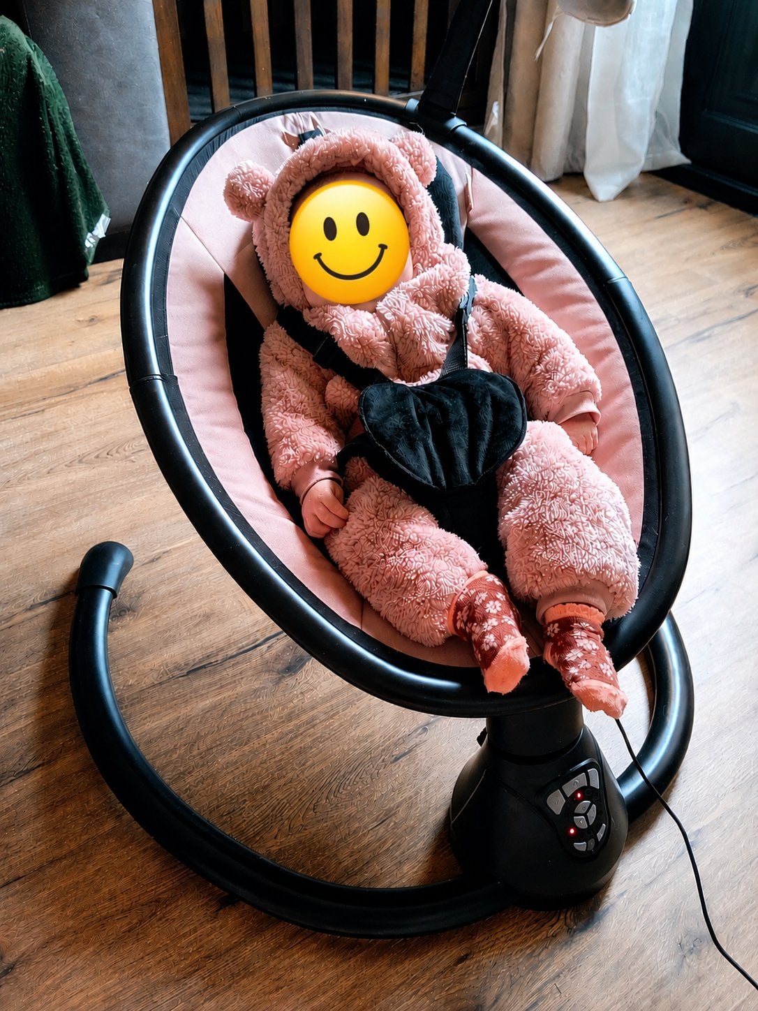 Baby schommelstoel/wiegje met verschillende snelheden, Ophalen, Gebruikt