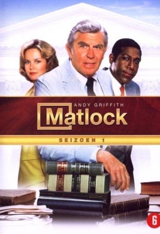 Matlock - Seizoen 1 (7xDVD BOX) Jaren 80 TV-Serie CLASSIC, Cd's en Dvd's, Engels, Seizoen 1, Alle leeftijden, Nederlands