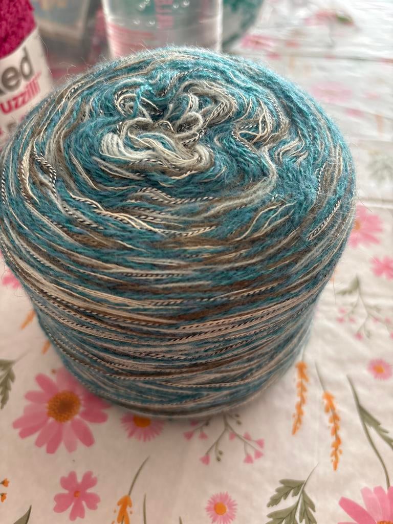 Crazy Yarn Cake wol mix Extrafine Superwash, Ophalen of Verzenden, Nieuw, Breien of Haken, Wol of Garen