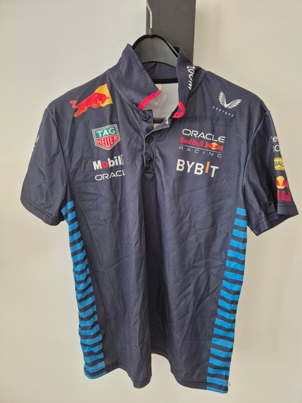 Max Verstappen shirt XL, Maat 52/54 (L), Blauw, Ophalen of Verzenden, Zo goed als nieuw