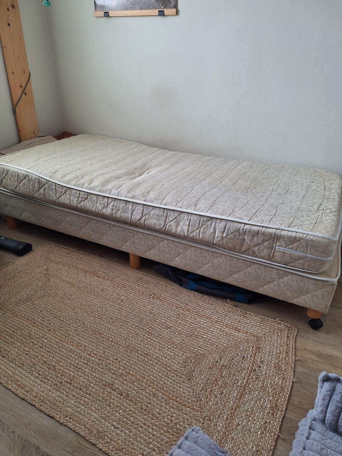 Gratis ophalen boxspring bed, Ophalen of Verzenden, Gebruikt, Eenpersoons, 80 cm