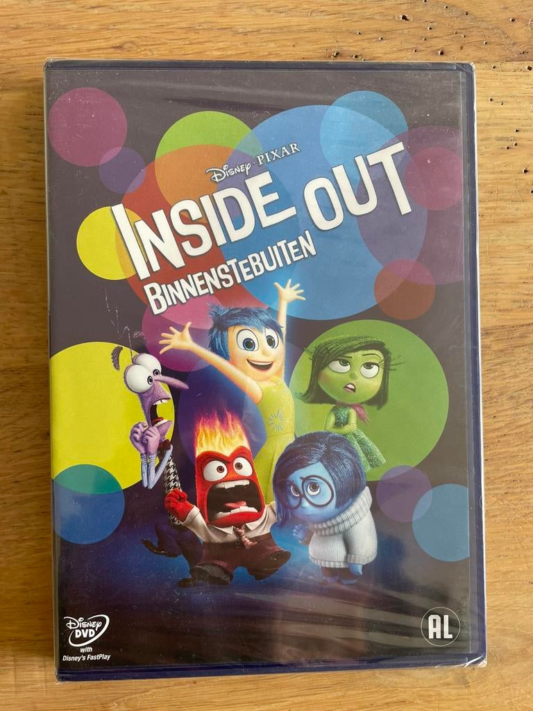 Inside Out DVD – NIEUW (geseald) Disney/Pixar, Alle leeftijden, Ophalen of Verzenden, Nieuw in verpakking