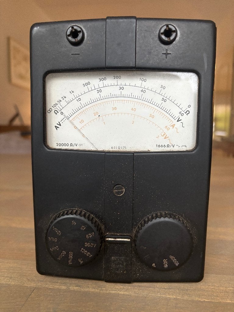Philips P811 vintage universeelmeter – jaren 50 –, Ophalen of Verzenden