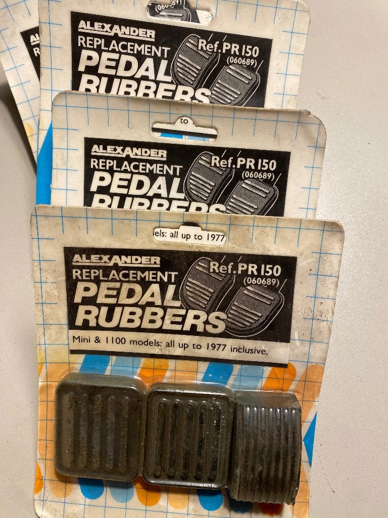 mini classic pedaalrubbers, Ophalen of Verzenden