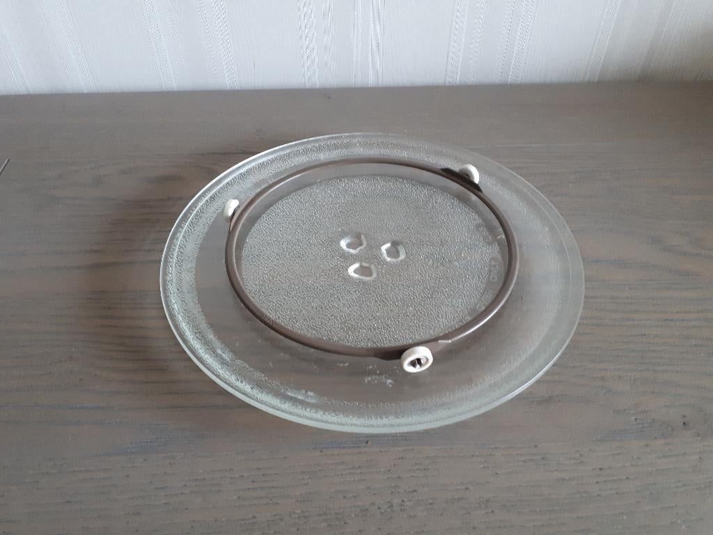 Magnetron glazen draaiplateau met roller, Ophalen, Gebruikt