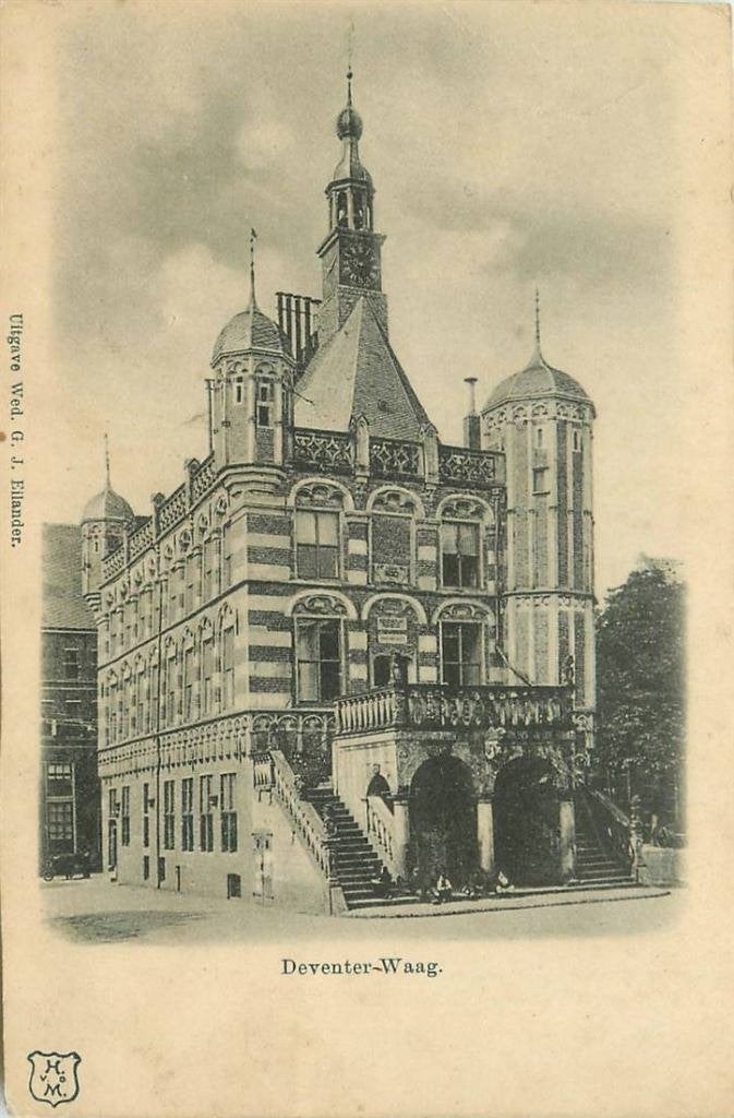 388-463-041 Deventer Waag, Verzenden, Voor 1920, Overijssel