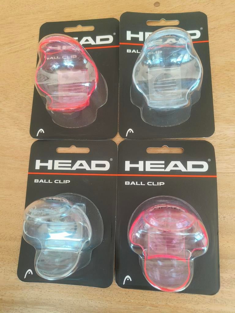 HEAD Ball Clip - Tennisbalhouder (4 stuks), Ballen, L00, Nieuw, Ophalen of Verzenden