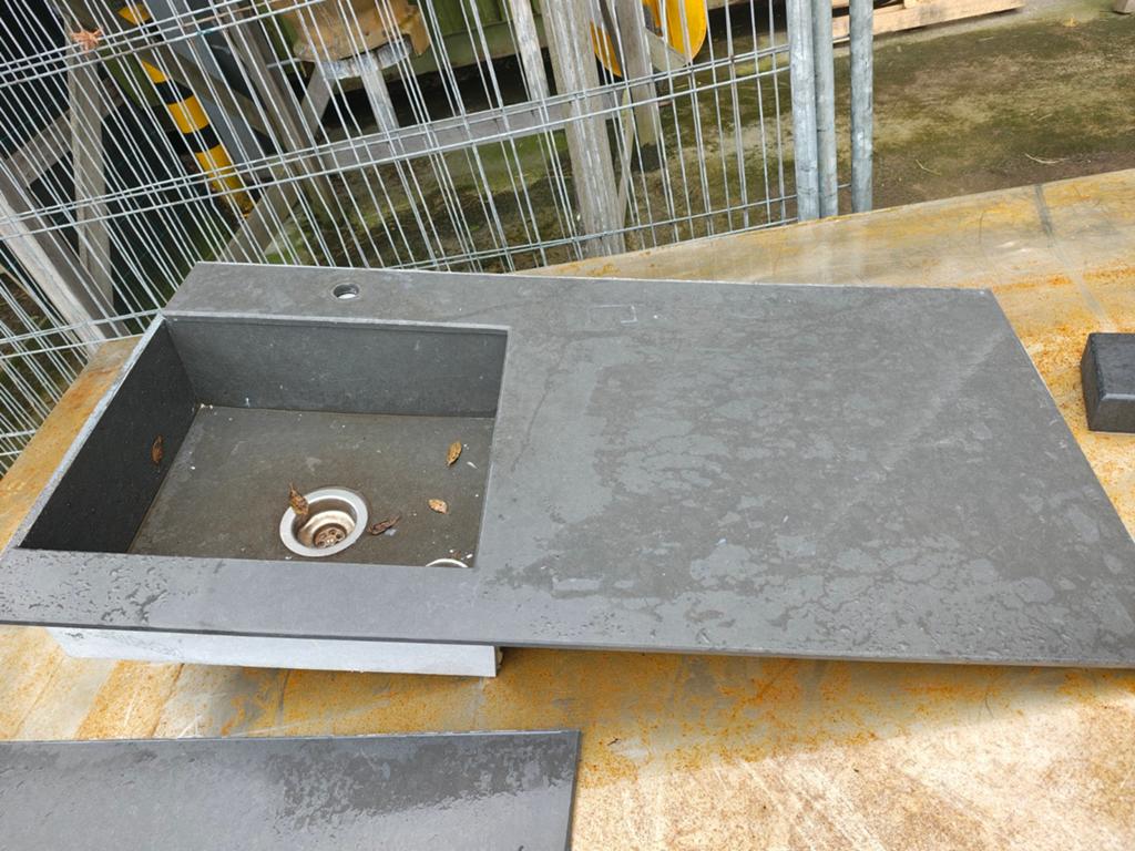 Keukenblad met spoelbak, Ophalen of Verzenden
