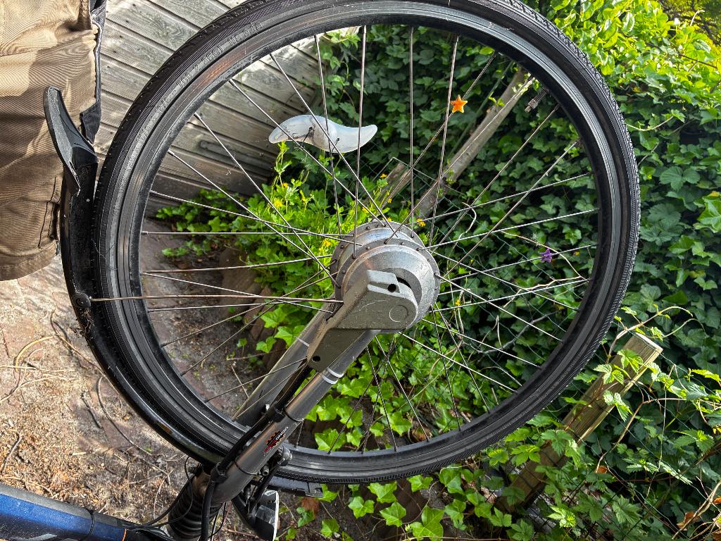 Wiel giant ebike, Fietsen en Brommers, Fietsonderdelen, Giant, Zo goed als nieuw, Motor, Aluminium