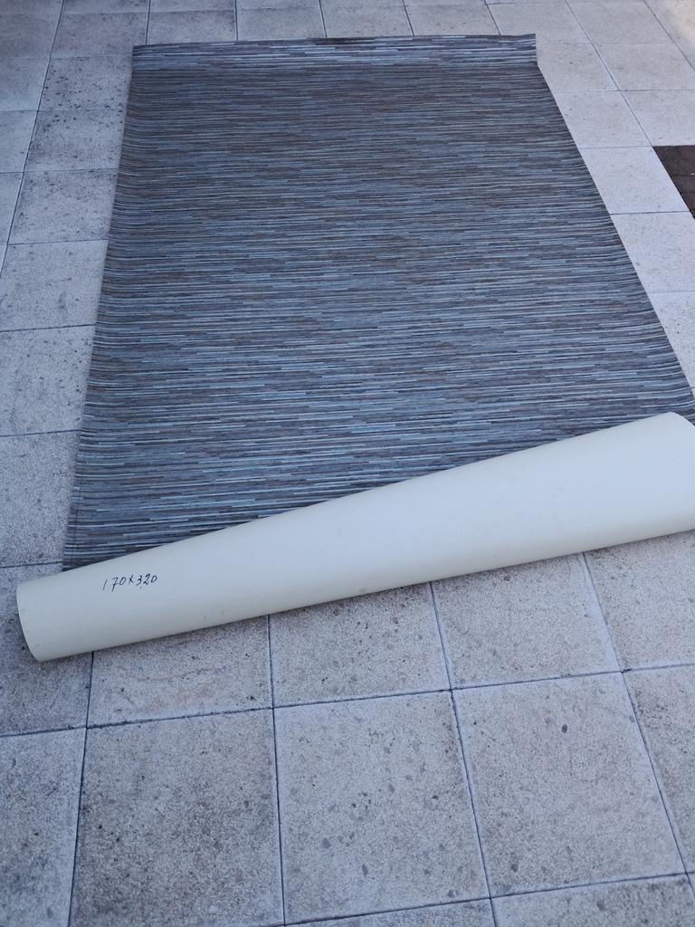 Vinyl vloerbedekking, Huis en Inrichting, Grijs, Ophalen of Verzenden, Zo goed als nieuw, Minder dan 10 m²