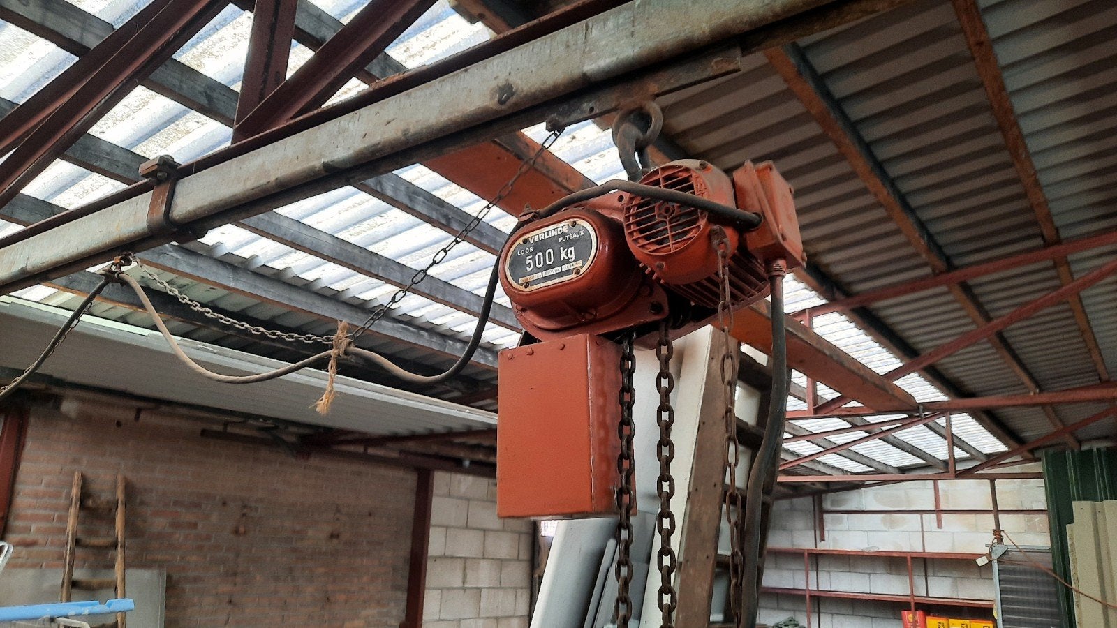 Elektrische takel 500kg, 380V - Krachtig en Betrouwbaar, Ophalen, Gebruikt