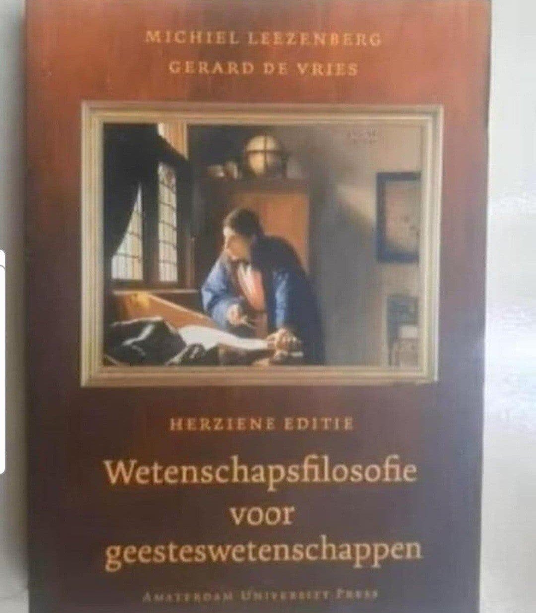boek wetenschapsfilosofie voor geesteswetenschappen, Ophalen of Verzenden, Gelezen