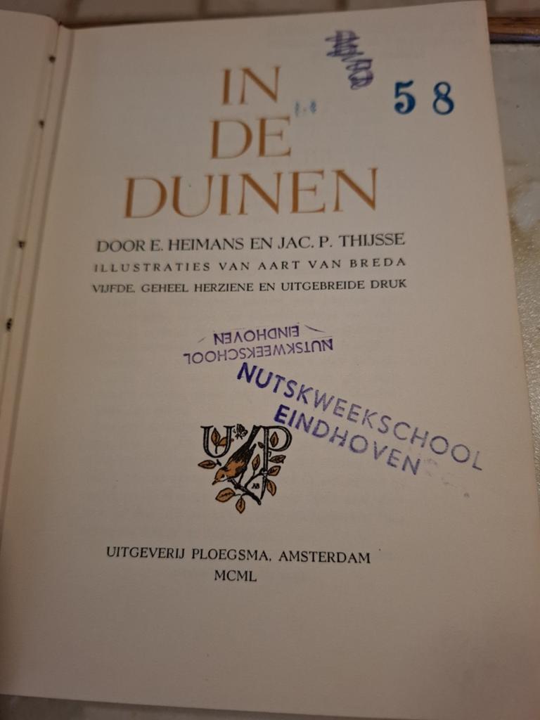 In de Duinen - E. Heimans & Jac. P. Thijsse (1950), Boeken, Natuur, Ophalen of Verzenden
