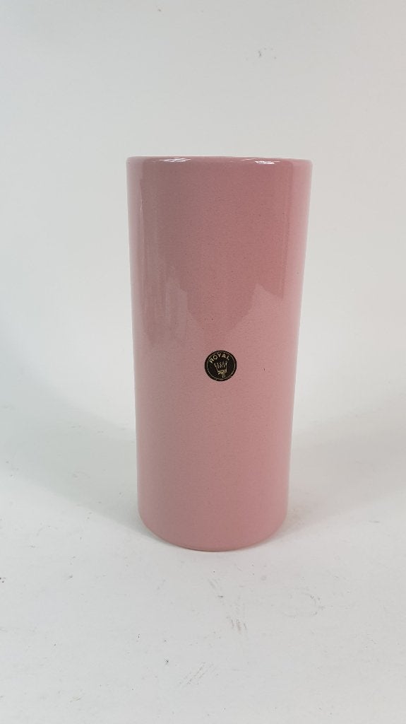 Vintage vaas Royal Gouda, oud roze, aardewerk. 2A14, Ophalen of Verzenden