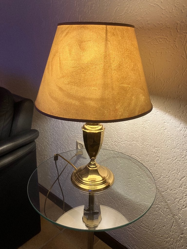 Schemerlamp, Huis en Inrichting, Lampen | Tafellampen, 50 – 75, Met schakelaar, Zo goed als nieuw, Ophalen