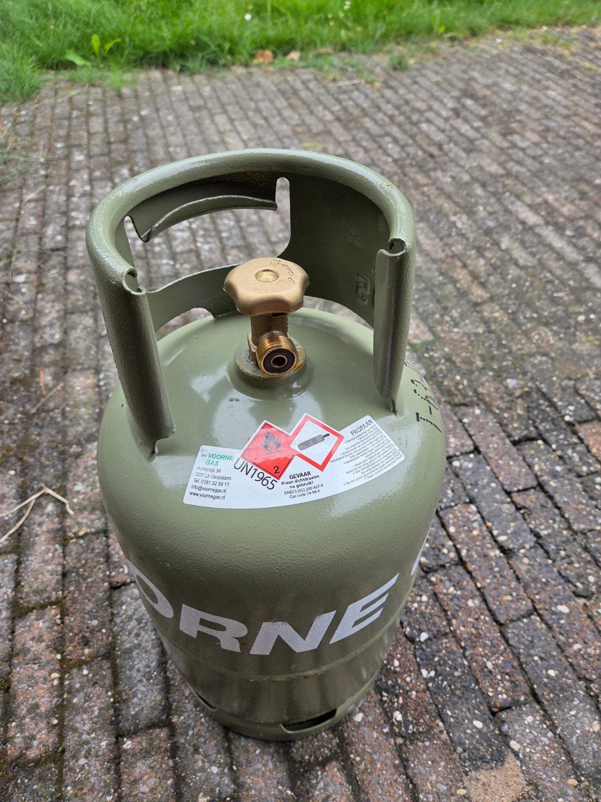 Propaan gasfles 3kg inhoud, Caravans en Kamperen, Ophalen, Gebruikt