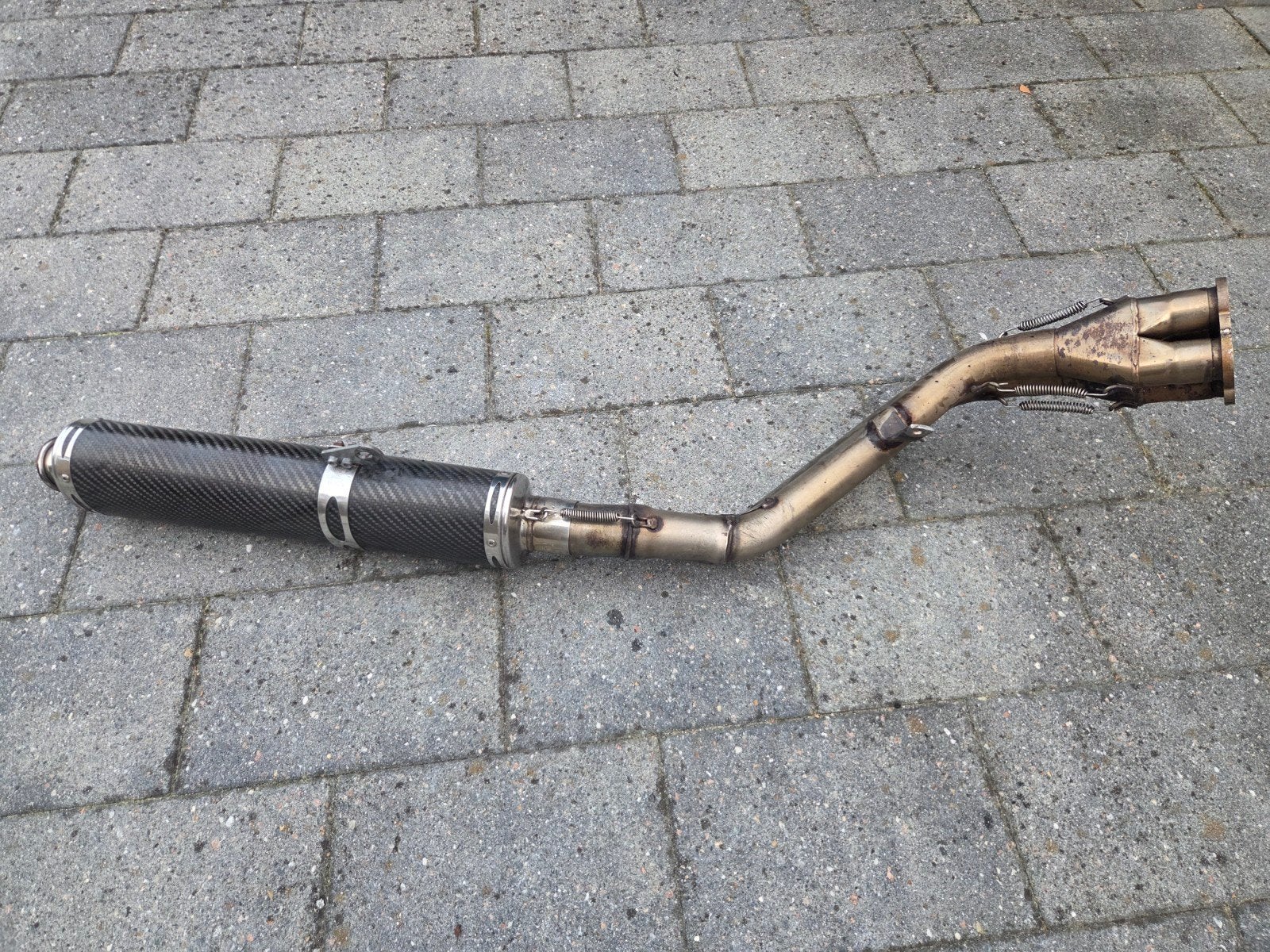 Uitlaat LASER CBR 929 RR SC44 en SPES VFR 750 RC36-2, Ophalen of Verzenden, Gebruikt