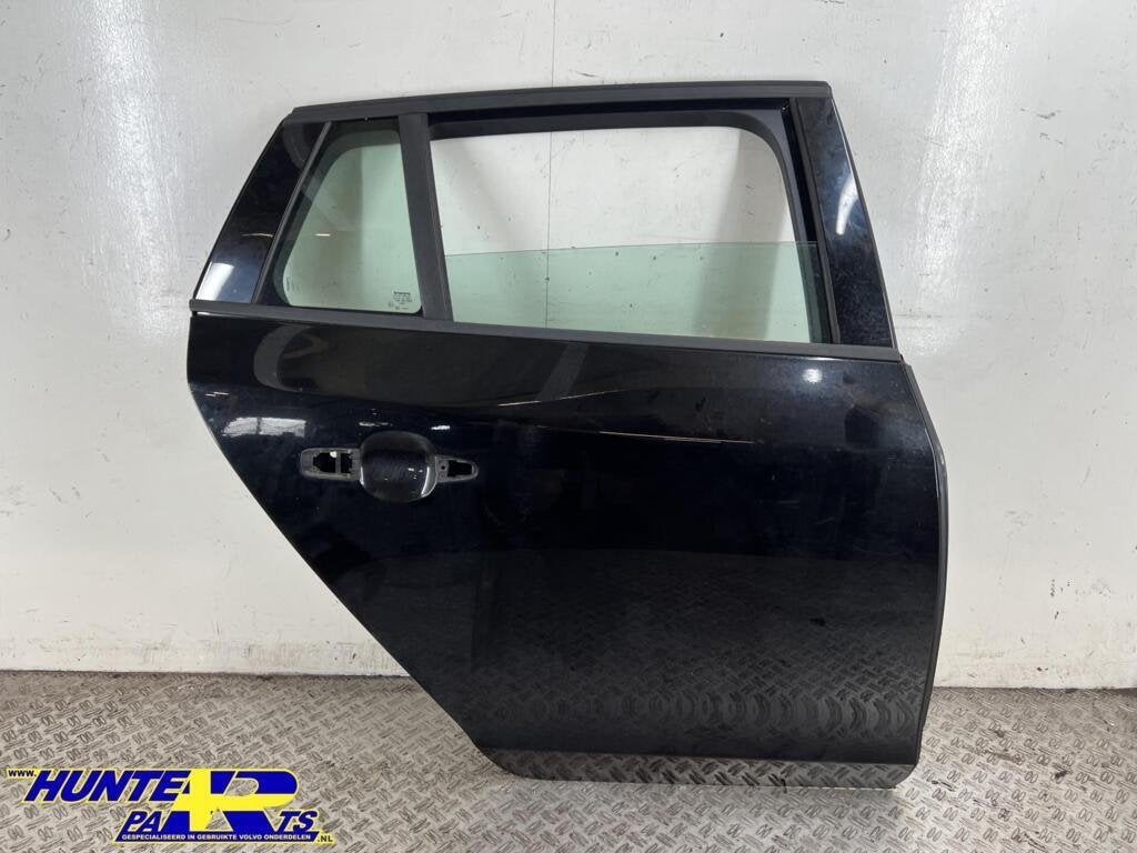 Portier rechtsachter zwart 019-26 Volvo V60 I ('10-'18), Auto-onderdelen, Gebruikt, Deur, Achter, Ophalen of Verzenden
