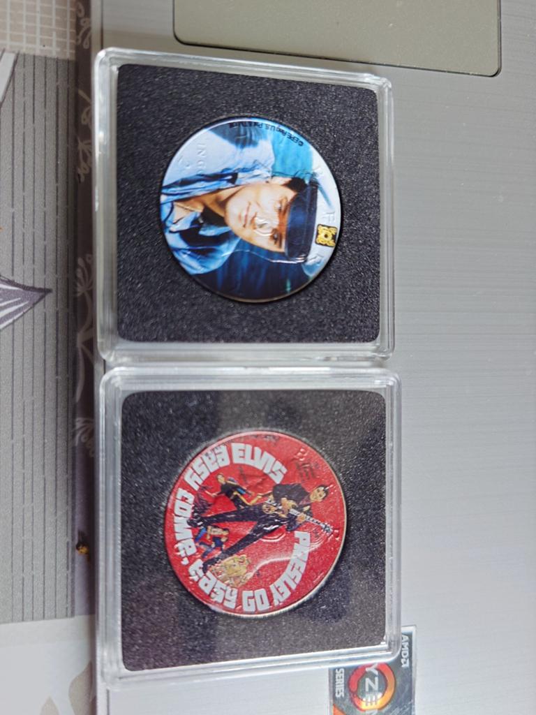 Elvis Presley munten Set - Zeldzame Collectie, Ophalen of Verzenden, Noord-Amerika, Setje