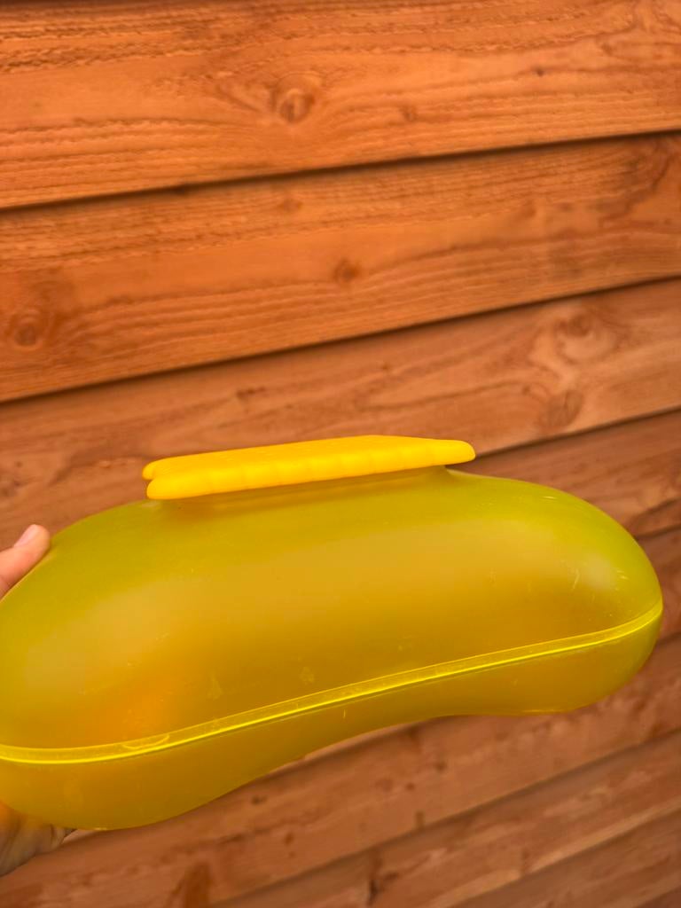 Alessi biscuit koektrommel geel, Huis en Inrichting, Keuken | Keukenbenodigdheden, Ophalen of Verzenden
