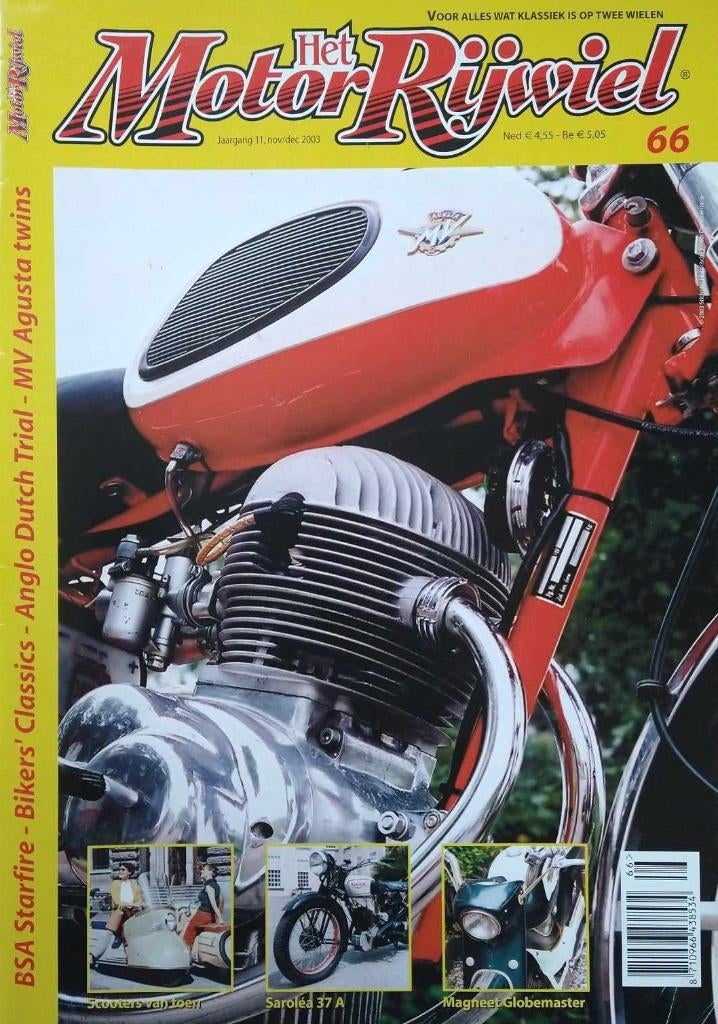 Het MotorRijwiel nr. 66 - november / december 2003, Verzenden, Gelezen