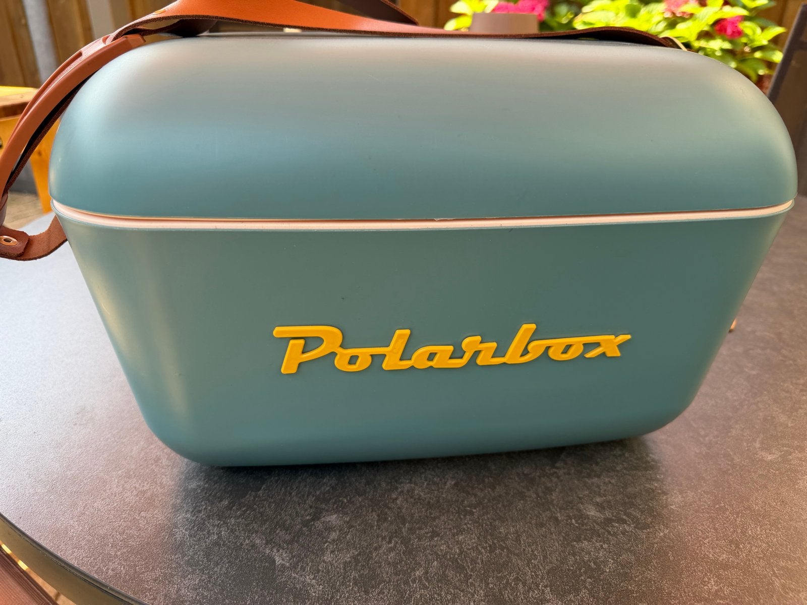 Vintage Polarbox Koelbox - Nieuw - Groen met Leren Band, Caravans en Kamperen, Koelboxen, Ophalen of Verzenden, Nieuw, Koelbox