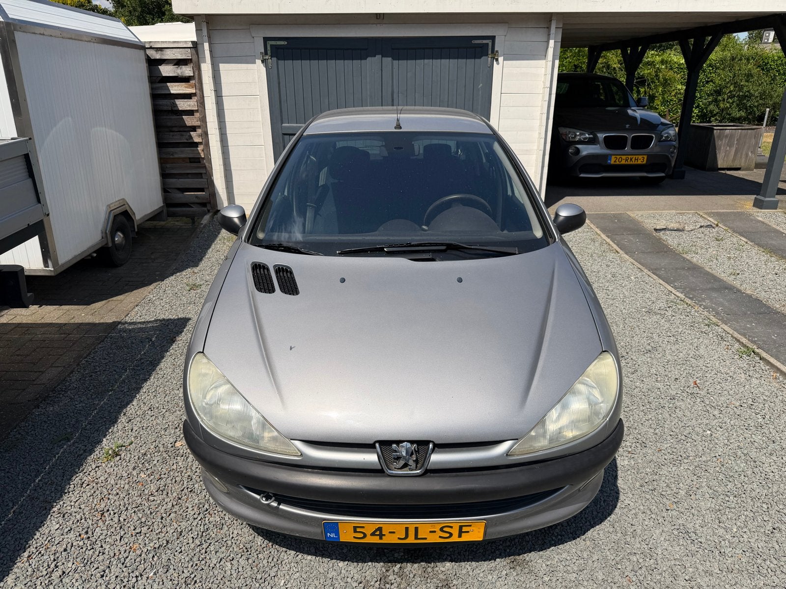Peugeot 206 1.4 5D 2002 Grijs 155000 km nieuwe APK., Auto's, Peugeot, Voorwielaandrijving, 4 cilinders, Origineel Nederlands, Particulier