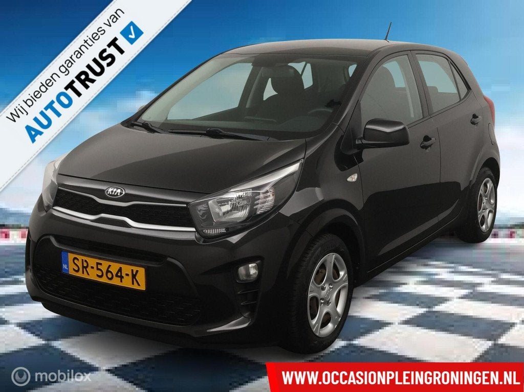 Kia Picanto 1.0 CVVT EconomyPlusLine, Voorwielaandrijving, Stof, Gebruikt, Euro 6