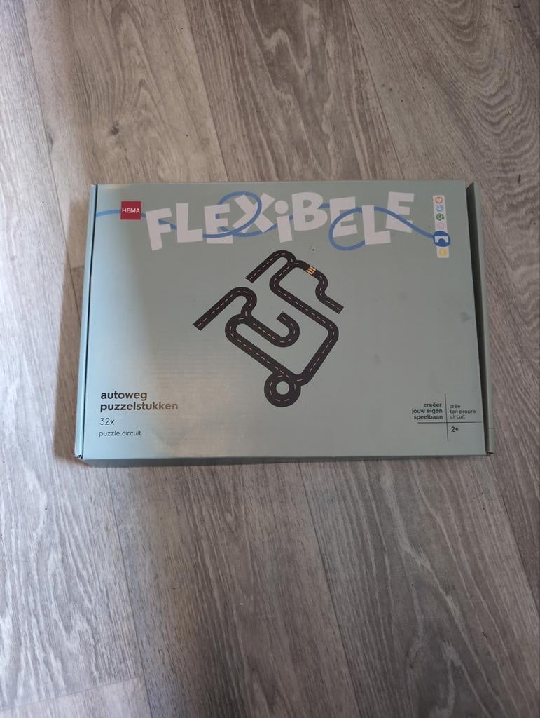 Hema Flexibele Autoweg Puzzelstukken 32x, Ophalen of Verzenden, Zo goed als nieuw