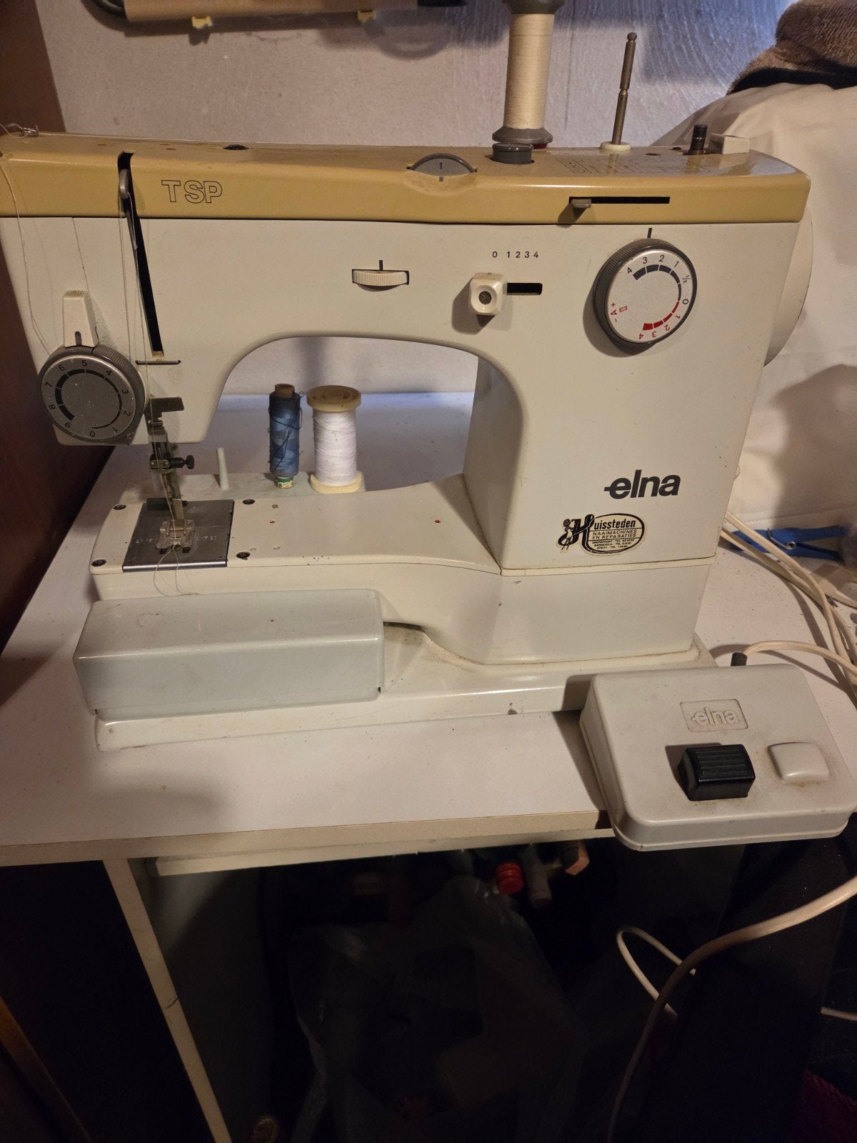 Elna TSP Naaimachine - Zwitserse kwaliteit, Ophalen of Verzenden, Gebruikt, Naaimachine, Overige merken