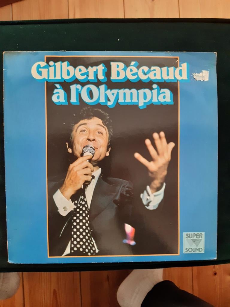 Lp Gilbert Becaud., 1960 tot 1980, Gebruikt, Ophalen of Verzenden, 12 inch