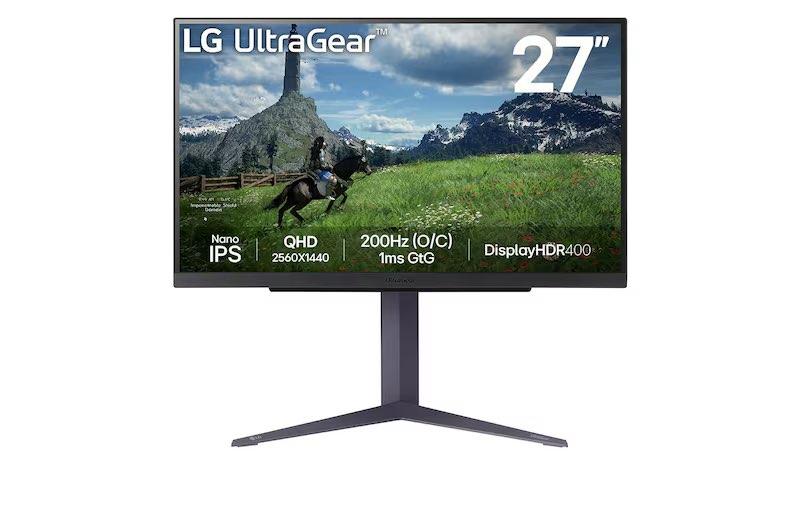 Nieuwe monitor LG UltraGear 27GS85Q (overbodig), IPS, Nieuw, In hoogte verstelbaar, 1 tot 2 ms