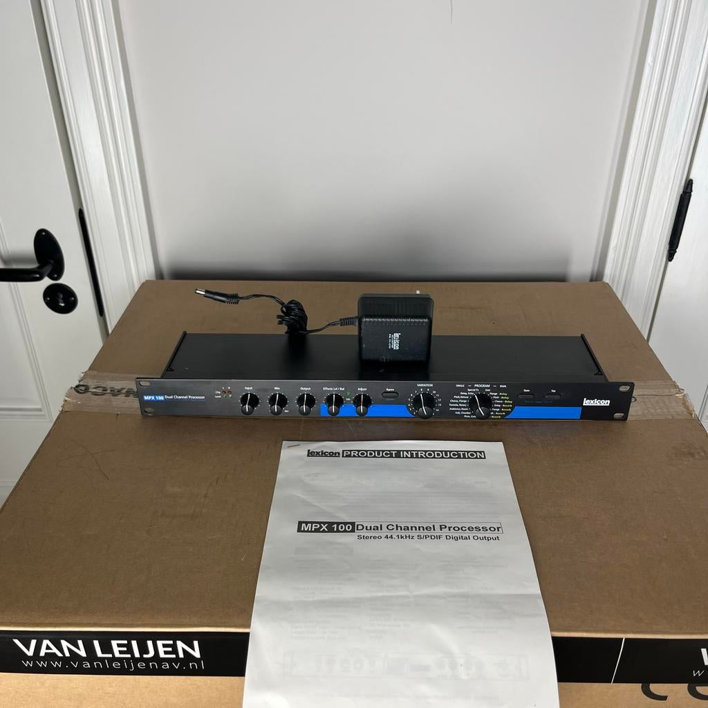 Lexicon MPX100 dual channel effect processor, Muziek en Instrumenten, Effecten, Lexicon, Zo goed als nieuw, Lexicon, Lexicon