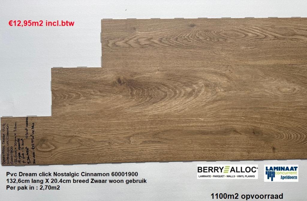 Goedkoop PVC Click nodig ? v.a. €12,95m2 incl.btw, Pvc click vloeren, 75 m² of meer, Nieuw, Ophalen of Verzenden