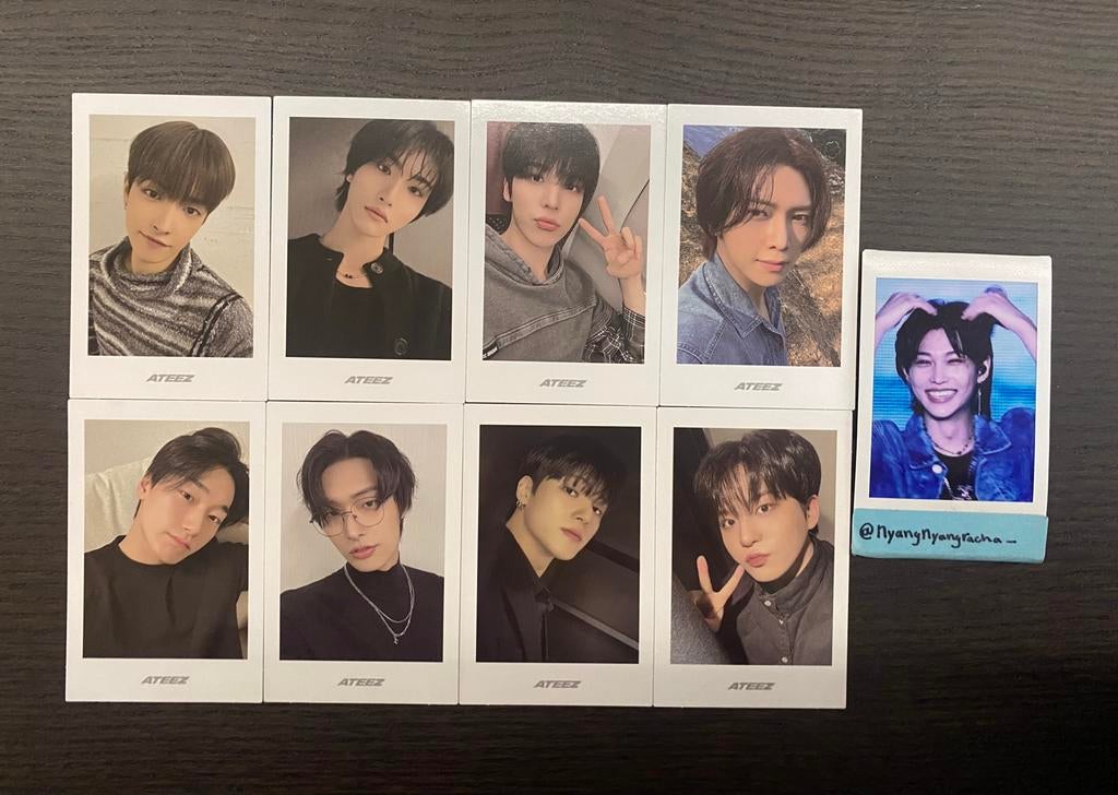 Ateez Polaroids, Verzamelen, Muziek, Artiesten en Beroemdheden, Nieuw, Foto of Kaart, Verzenden