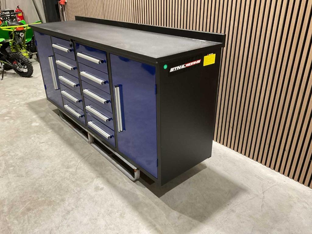 STAHLWORKS Gereedschapkast 7FT-10D 01B Zwart/Blauw nieuw ‼️, Ophalen, Nieuw
