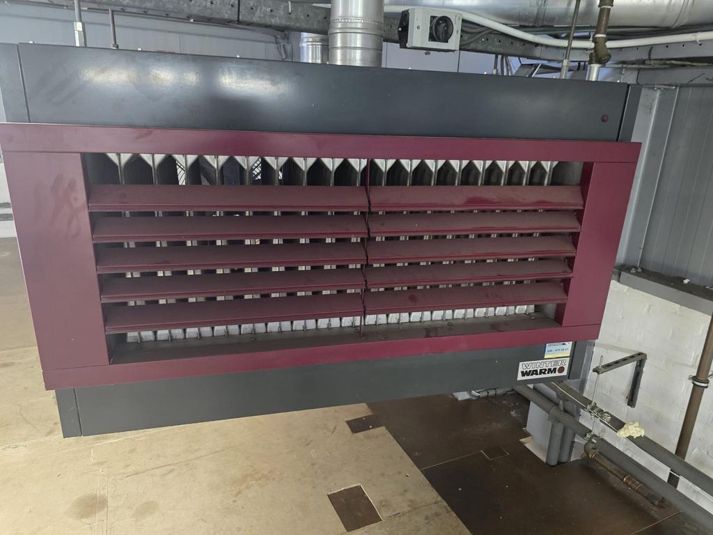 WSP100AL 100kW Heater voor 1200m2 Bedrijfshal, Ophalen