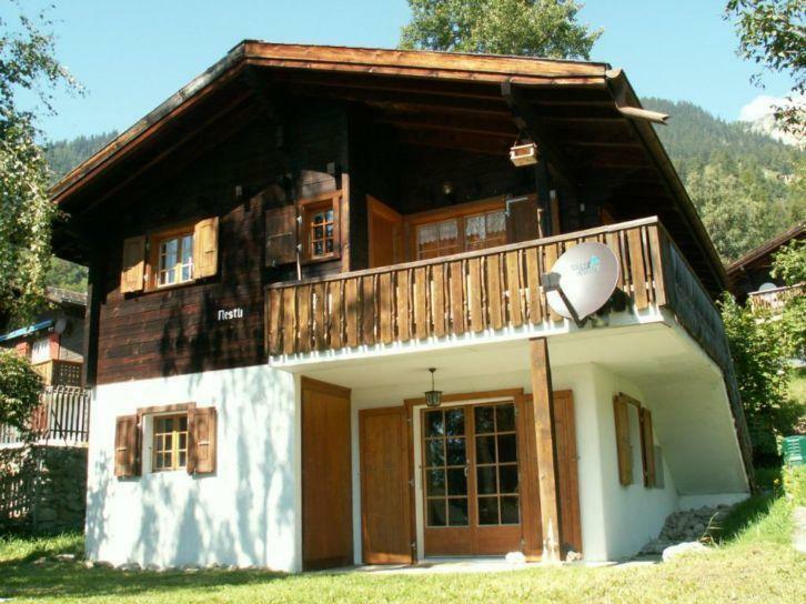 Vakantiewoning 4 pers. Wallis Zwitserland. Blatten Belalp., Dorp, 2 slaapkamers, In bergen of heuvels, Chalet, Bungalow of Caravan