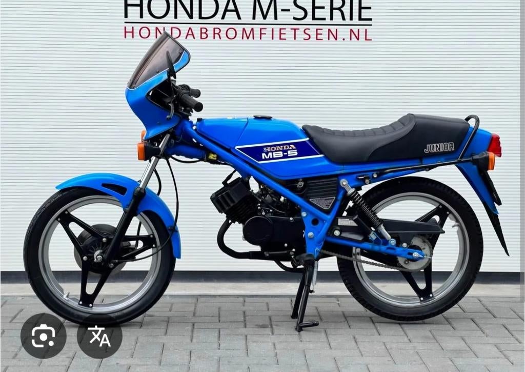 Blauwe Honda MB 80 gezocht, Fietsen en Brommers, Brommers | Honda, Ophalen of Verzenden, Gebruikt, Maximaal 45 km/u, Overige modellen