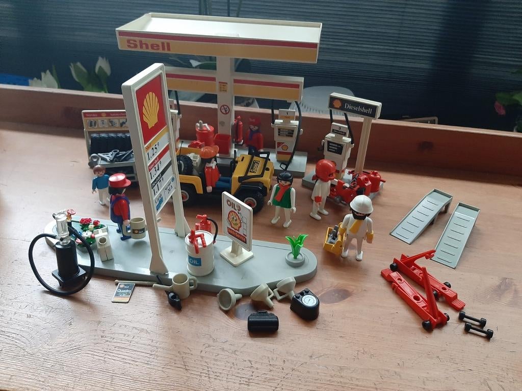 Playmobil Shell tankstation, Ophalen of Verzenden, Nieuw