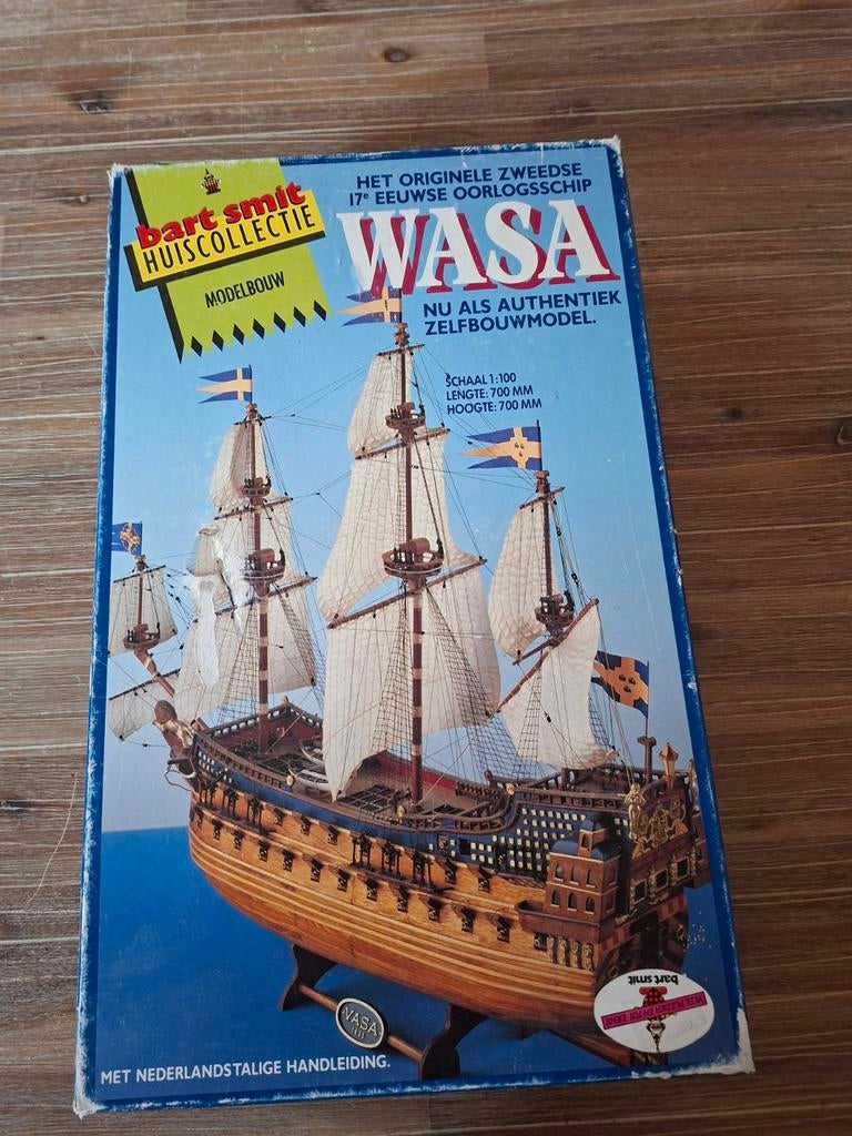 Modelbouwdoos van de Zweedse Wasa, Hobby en Vrije tijd, Gebruikt, 1:50 of kleiner, Overige typen, Ophalen