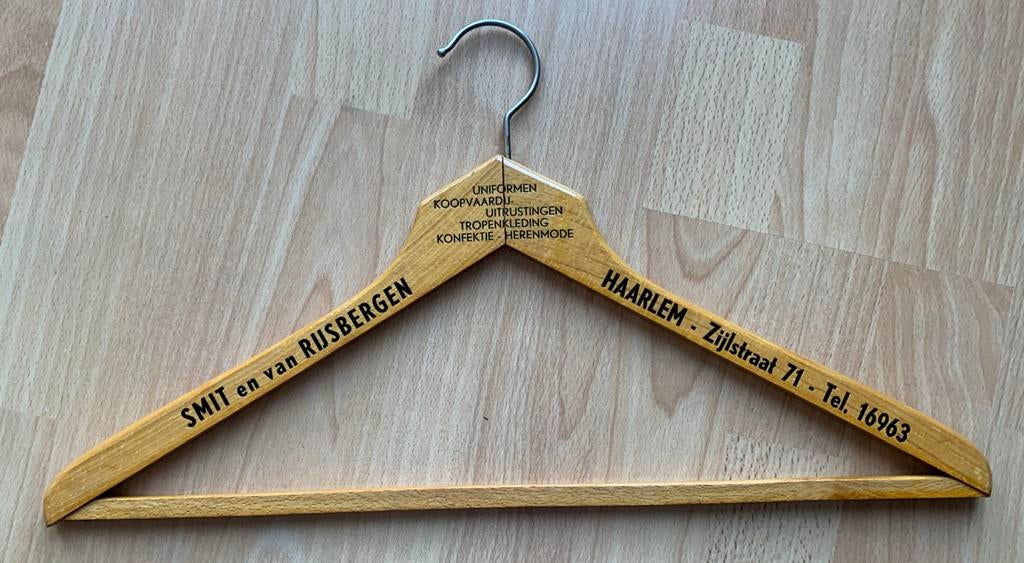 Kledinghanger, Haarlem, jaren 50, Ophalen of Verzenden, Huis en Inrichting