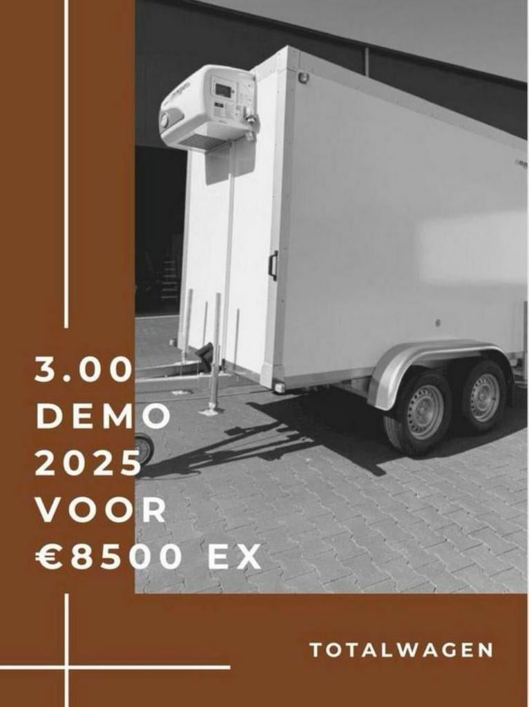 Te huur koelwagen 3.00 mtr koop lease mogelijk, Ophalen of Verzenden, Zo goed als nieuw, Overige